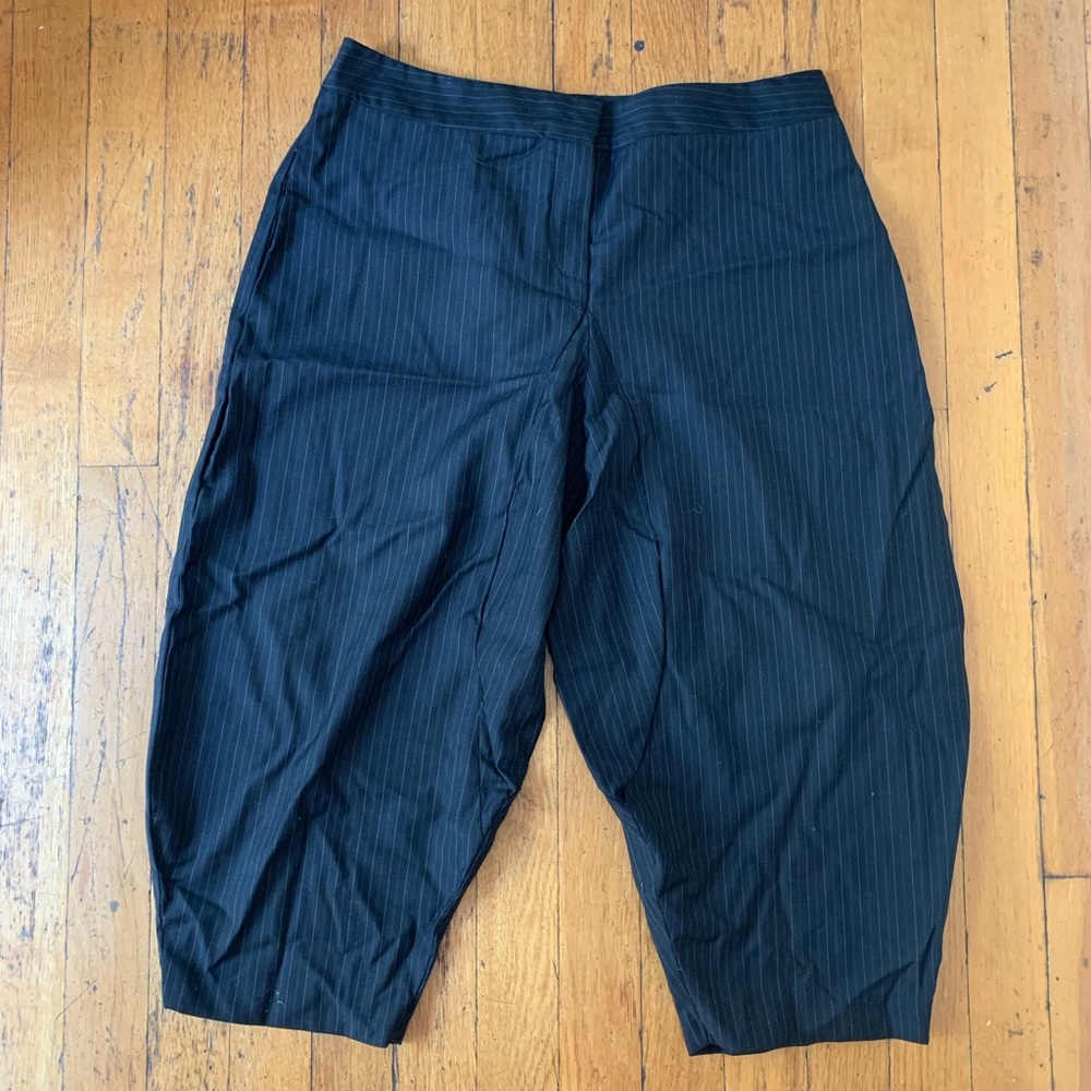 Behnaz Sarafpour pinstripe tapered short pants